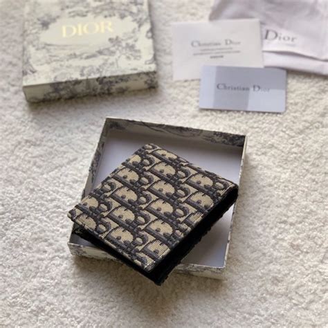 men's dior wallet|christian dior wallets men.